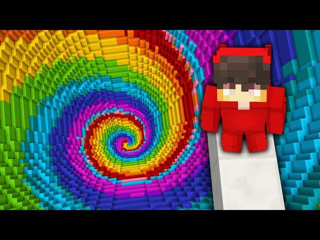 Minecraft: EXTREME RAINBOW DROPPER! (Custom Map)