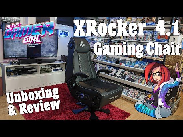 X Rocker 4.1 PlayStation Multimedia Gaming Chair Unboxing, Assembly, Review! | Retro Gamer Girl