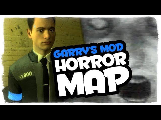 КОННОР RK800 ПУГАЕТСЯ СКРИМЕРОВ! ● STAGE 2 ● GARRY'S MOD (СТРАШНЫЕ КАРТЫ) #1