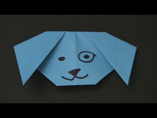 How to make a Paper Dog - Easy Origami for Kids