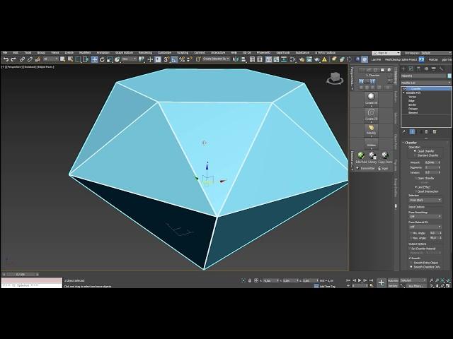 Моделирование алмаза (diamond modeling in 3ds max)