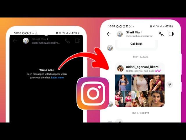 Как отключить режим исчезновения в Instagram (2024)?