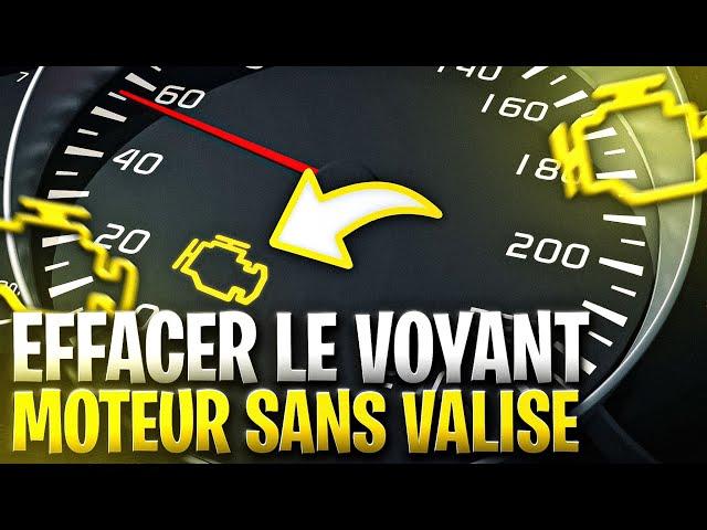 Comment effacer le voyant moteur sans valise et supprimer les défauts