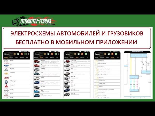 Электрические схемы автомобилей / Схемы электрооборудования автомобилей и грузовиков