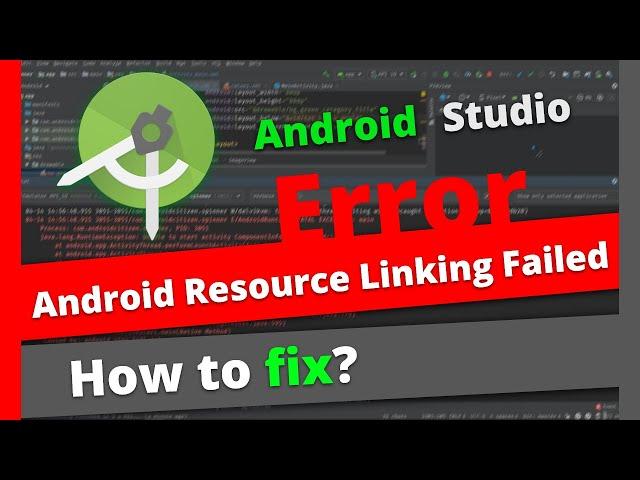 Android Resource Linking Failed - Android Studio Error