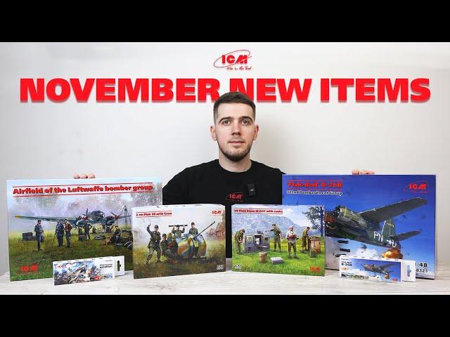 The review of ICM November Plastic Model Kits!