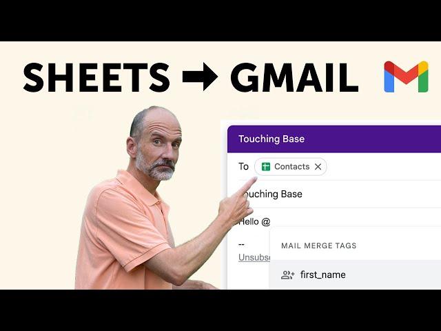 Gmail and Google Sheets Mail Merge | No Add-Ons