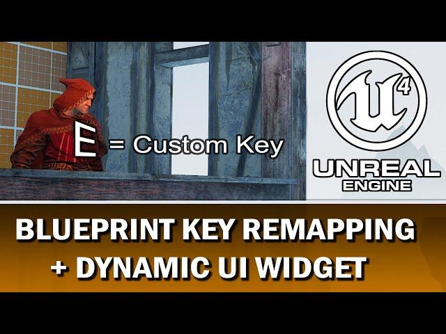 UE4 Enhanced Input, Blueprint Keymapping + Keymapped UI Widget