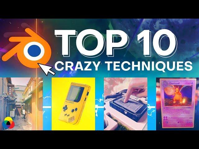 Top 10 Crazy Blender 3D Techniques