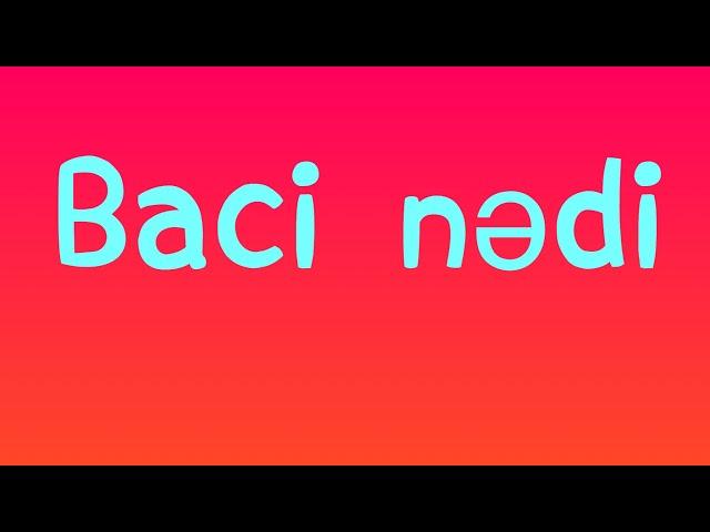 Bacı kısa prikol