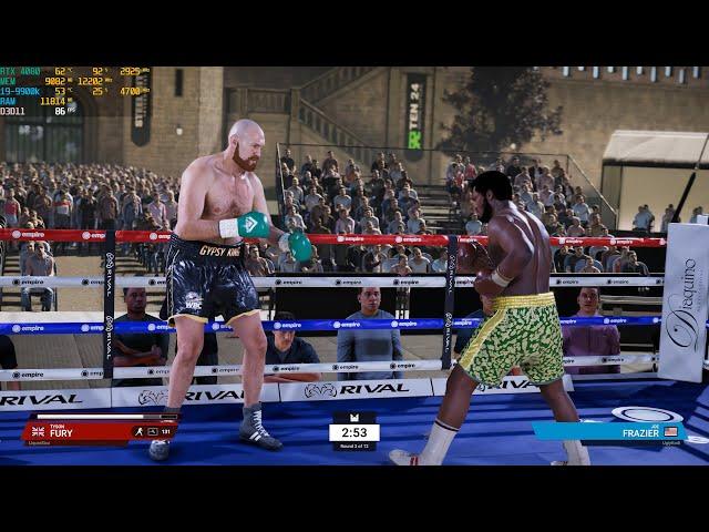 Undisputed (PC) 4K Ultra Settings - Online Match - Tyson Fury vs Joe Frazier [RTX 4080]