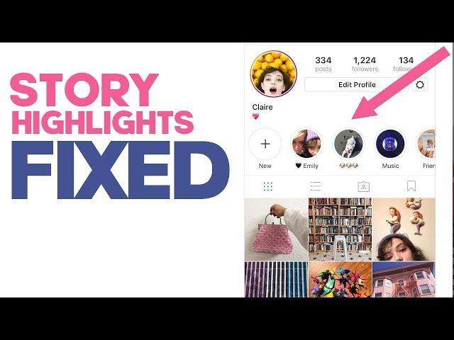 Instagram highlight loading problem, instagram story loading problem, fix instagram highlight error