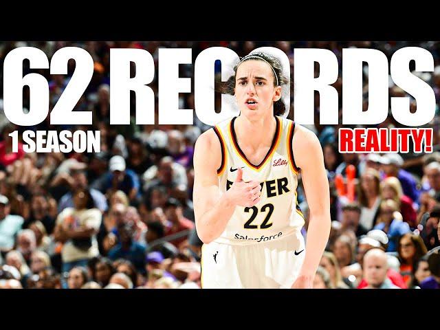 UNBELIEVABLE! Caitlin Clark SMASHED 62 RECORDS In Rookie WNBA Season, History Will Never Be The Same