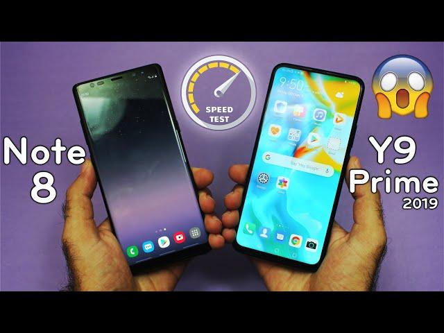 Huawei Y9 Prime 2019 vs Samsung Galaxy Note 8 Speed Test! Midrange vs Flagship