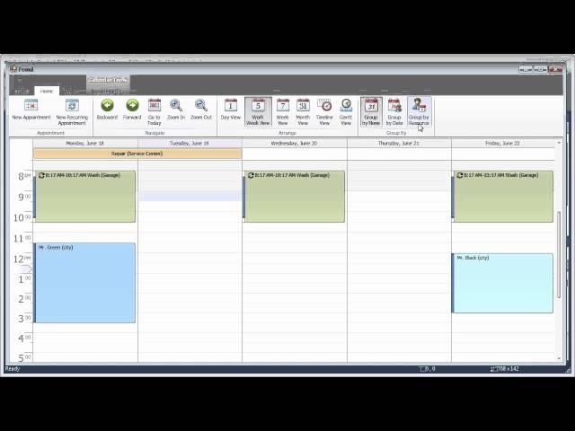WinForms Scheduler: Providing a Ribbon UI