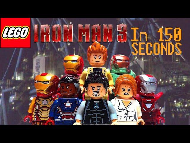 IRON MAN 3 in 150 seconds [Lego Stopmotion Animation]