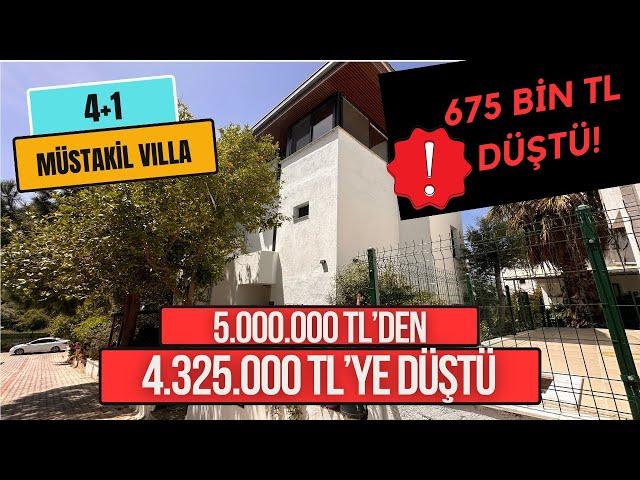 ‼️ACİL SATILIK! 4,350.000 TL ‘ye  DÜŞTÜ‼️ Bu Villa AKBÜK SAHİL EMLAK OFİSİNİN YETKİLİ YERİDİR.