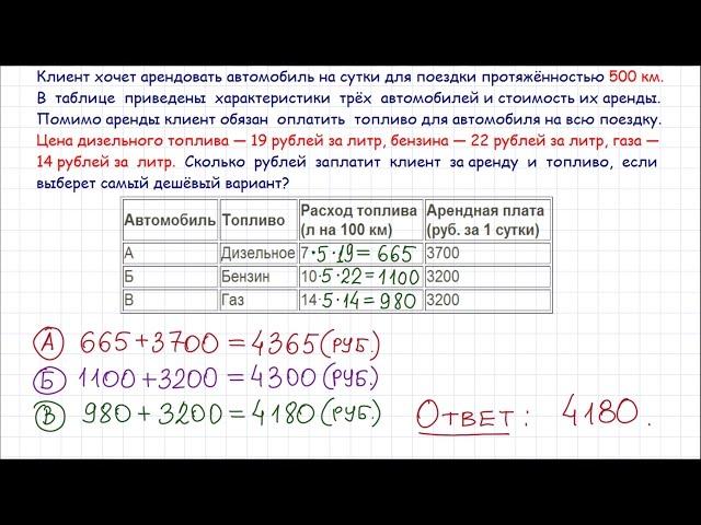 Задача 3 №26676 ЕГЭ по математике. Урок 5