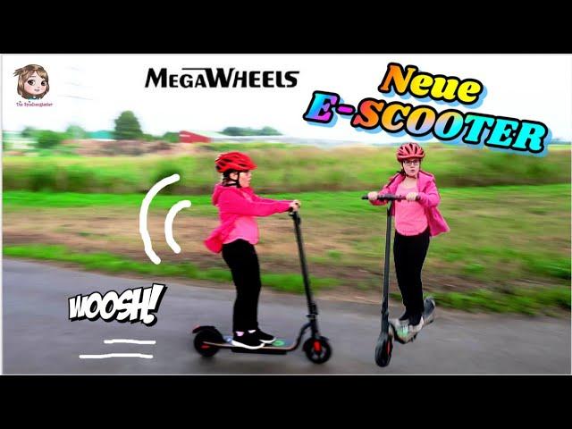 E-SCOOTER FAHREN  Neuer! Größer! Schneller - mit dem Elektroroller MegaWheels Scooter S10BK