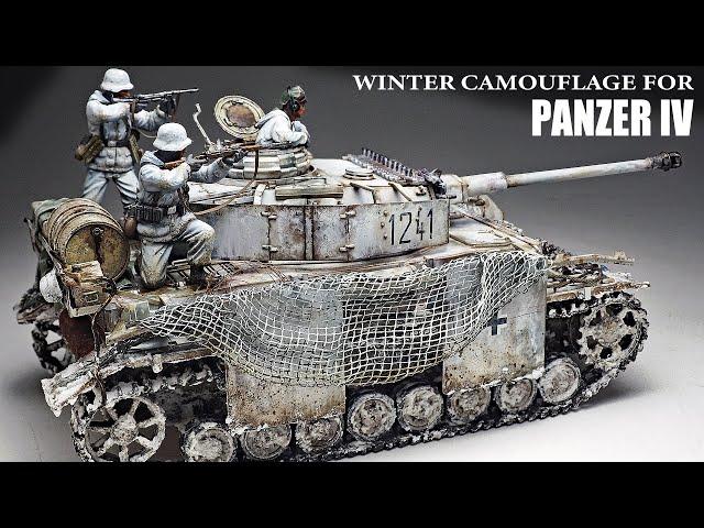 PANZER IV fighting in winter - Part 2 - 1/35 TAMIYA - Tank Model - [ Painting weathering ]