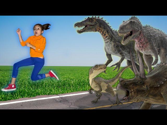 EDUCATIONAL DINOSAUR Video for Kids | Herbivore, Carnivore and Omnivore dinosaur By Atrin and Soren