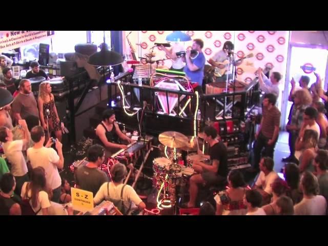 Man Man "Van Helsing Boombox" live at Waterloo Records in Austin, TX