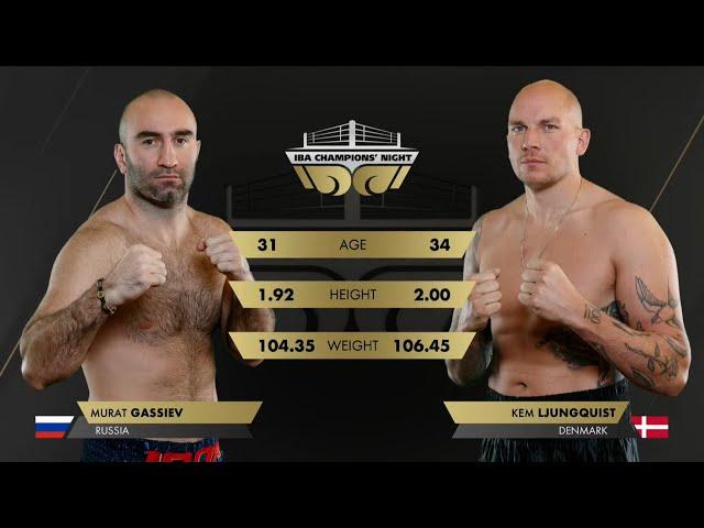 90,7+kg Murat GASSIEV (RUS) vs Kem LJUNGQUIST (DEN) | IBA Champions’ Night | October 26, 2024