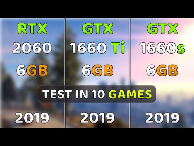 RTX 2060 vs GTX 1660 Ti vs GTX 1660 Super | 2019 GPUs In The Battle