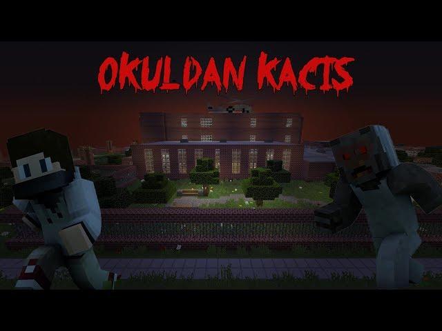 TERK EDİLMİŞ KORKUNÇ OKULDAN KAÇIŞ  - Minecraft