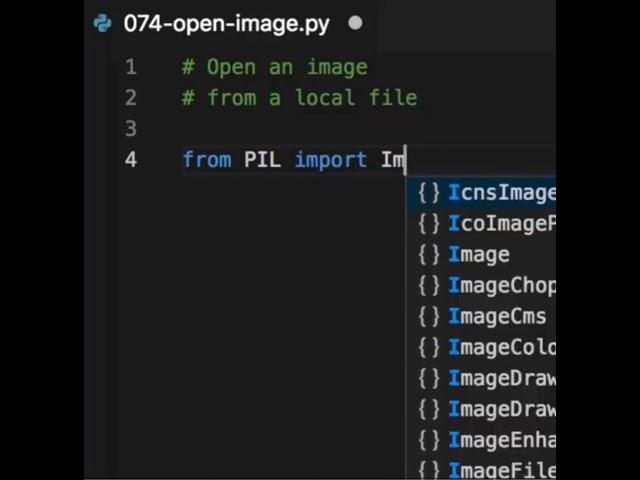 A simple example of opening and displaying an image file using the Python Image Library (PIL).