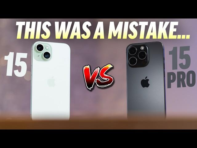 iPhone 15 vs 15 Pro - REAL Differences after 2 weeks!