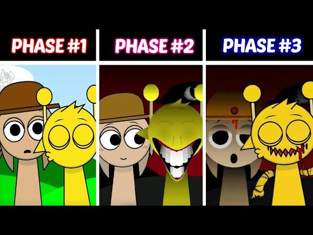 Incredibox Sprunki Sinner(Kiss) Edition: All Reactions & Phases! Phase 1 vs. Phase 2 vs. Phase 3