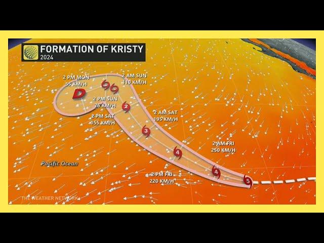 Hurricane Kristy Becomes First Category 5 Storm Without El Niño Since 2010