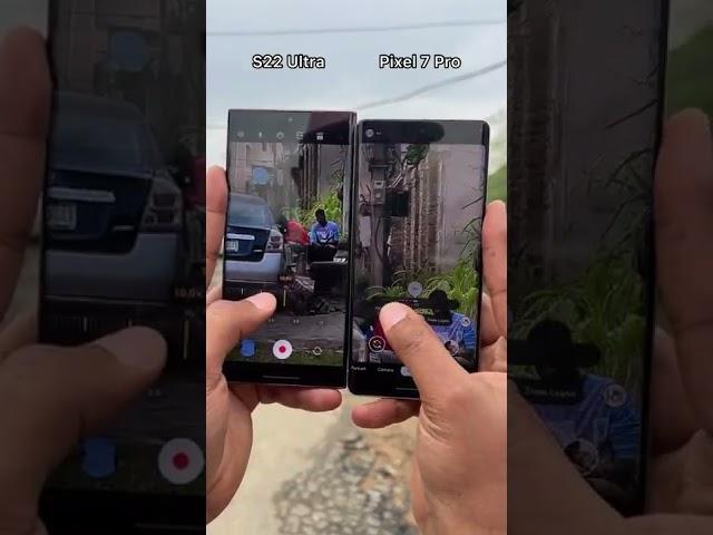 Samsung S22 Ultra vs Pixel 7 Pro 4K @60FPS Zoom Comparison