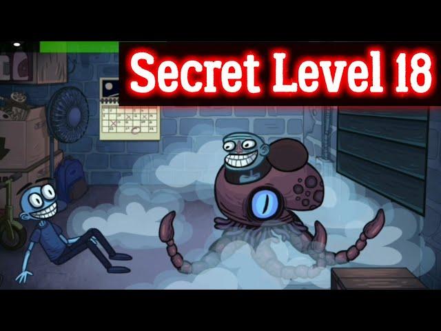 Troll Face Quest Horror 2 Secret Level 18 Solution hint walkthrough