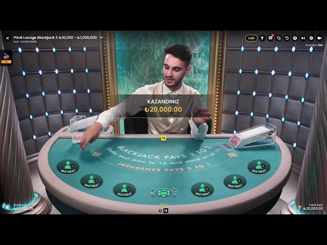 Blackjack de Krupiye Full 21 #blackjack