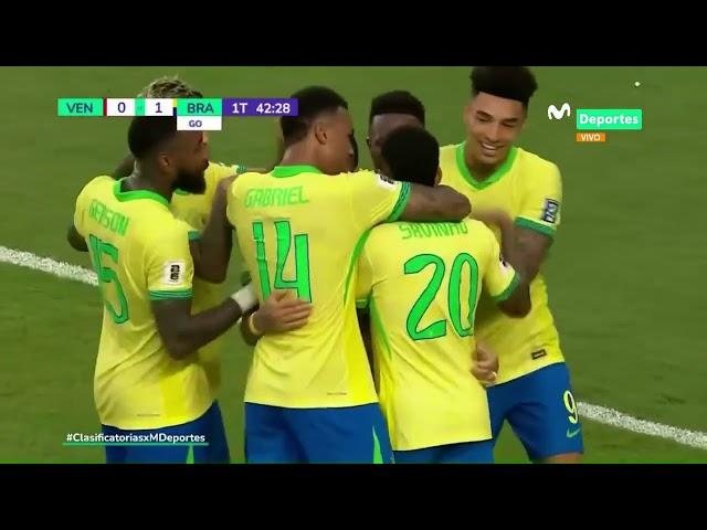 VENEZUELA vs. BRASIL: ¡Tiro libre PERFECTO y GOLAZO de RAPHINHA! | CLASIFICATORIAS 2026 