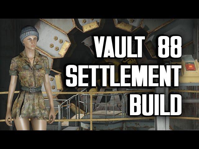 Vault 88 "Lived-In" Settlement Build - A Tour of My Vault