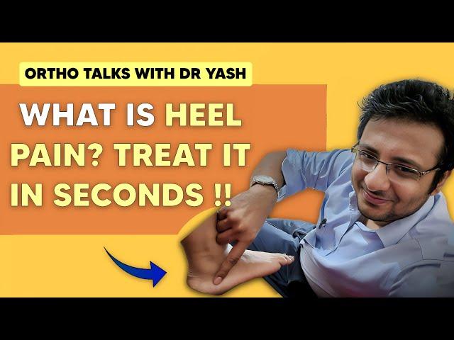 What is Heel Pain? Treat it in seconds!!!!! Orthopedic Surgeon Explain!!#heelpain #plantarfasciitis