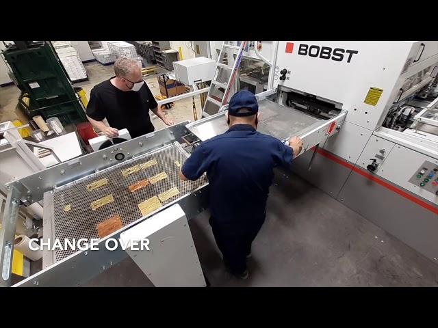 Make Ready BOBST EXPERTFOIL 104 Hot Foil Stamper