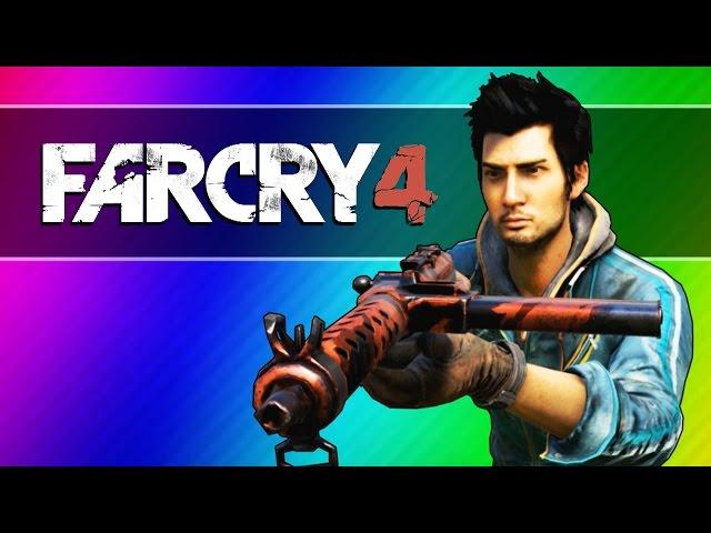 Far Cry 4 Funny Moments - Crocodile, Honey Badger 1v1, Body Glitch (Next Level Hunting)