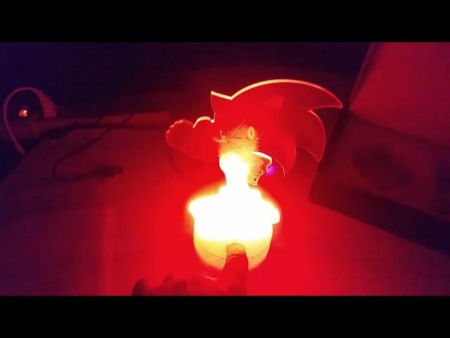 Sonic The Hedgehog 3D LED Illusion Night Light for Kids Review