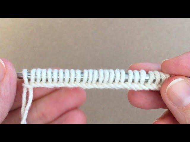 LONG-TAIL cast on - without the loss of twist. Continental knitting for beginners.