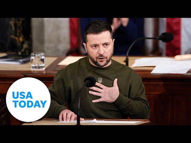 Zelenskyy praises America for support in a powerful speech to Congress | USA TODAY