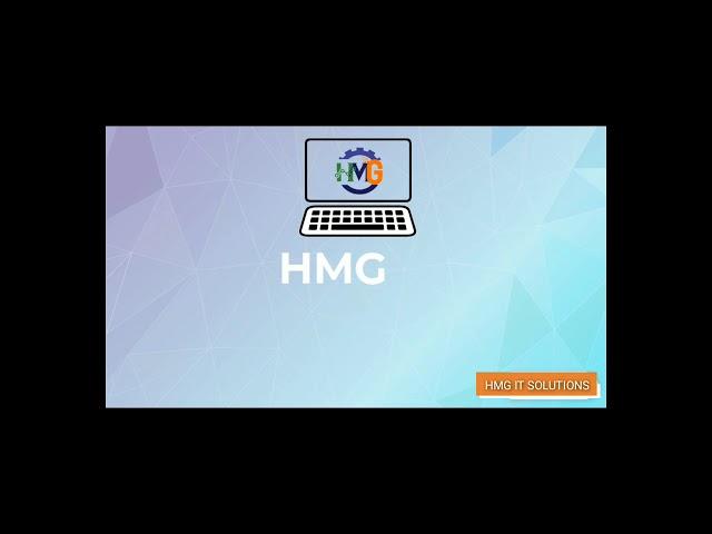 HMG IT SOLUTIONS AND SERVICES INTRO