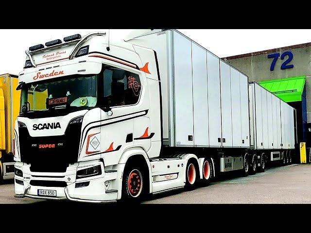 Stuffed Scania V8 and a review of the Scandinavian link!