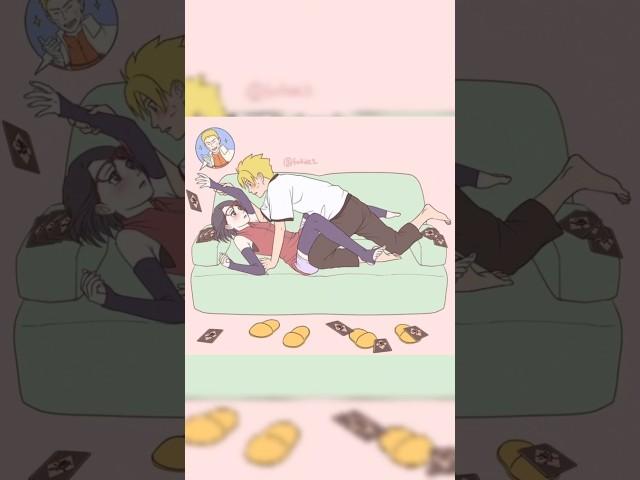 Boruto X Sarada ️️ #naruto #anime #boruto #sarada #love #cute #trending