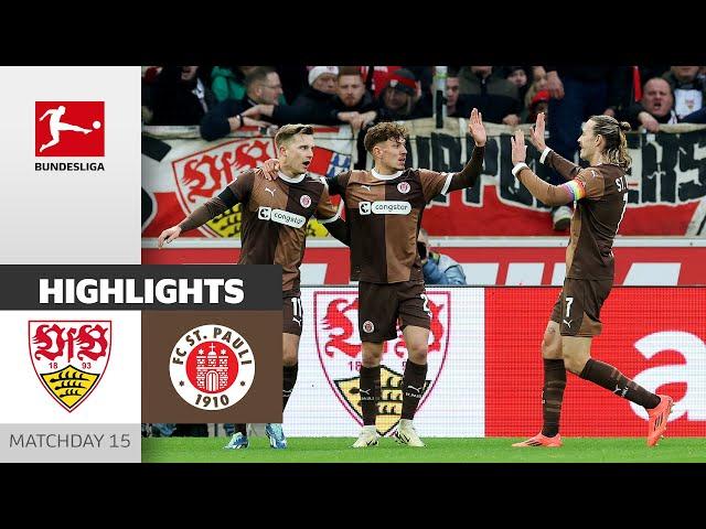 HUGE Win For St. Pauli! | VfB Stuttgart - FC St. Pauli 0-1 | Highlights | Matchday 15 – Bundesliga