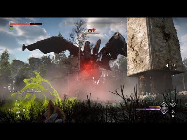 Horizon Forbidden West Dreadwing Cool Fight 4k 60fps Aloy action Packed gameplay PS5 Graphics