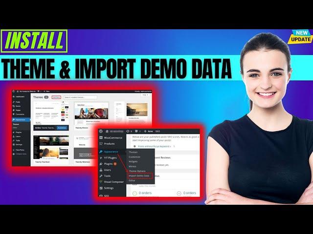 How To Install Free WordPress Theme And Import Demo Data 2024